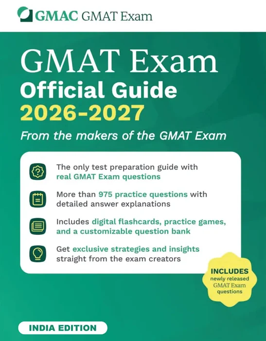 GMAT Exan Official Guide 2026-27 Form the Makers Of The GMAT Exam  (9789377066390) Wiley