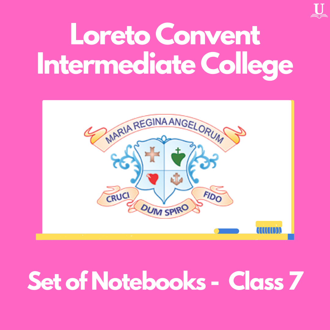 Loreto Convent Set of Notebooks - Class 7