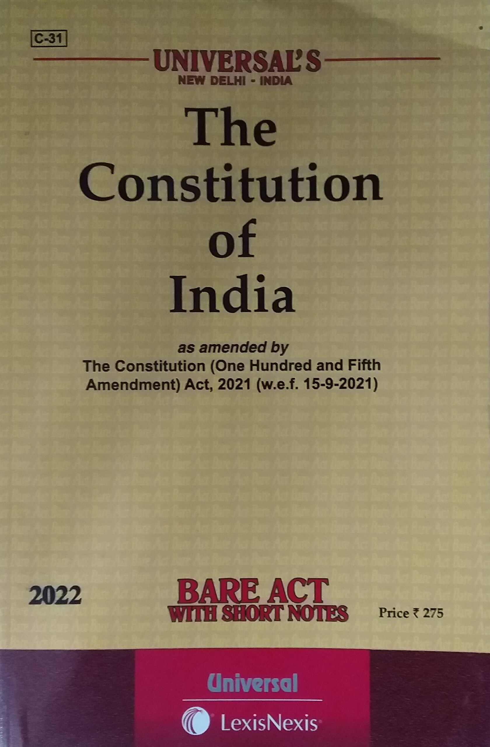 the-constitution-of-india-bare-act-universal-2022-ed-c-31