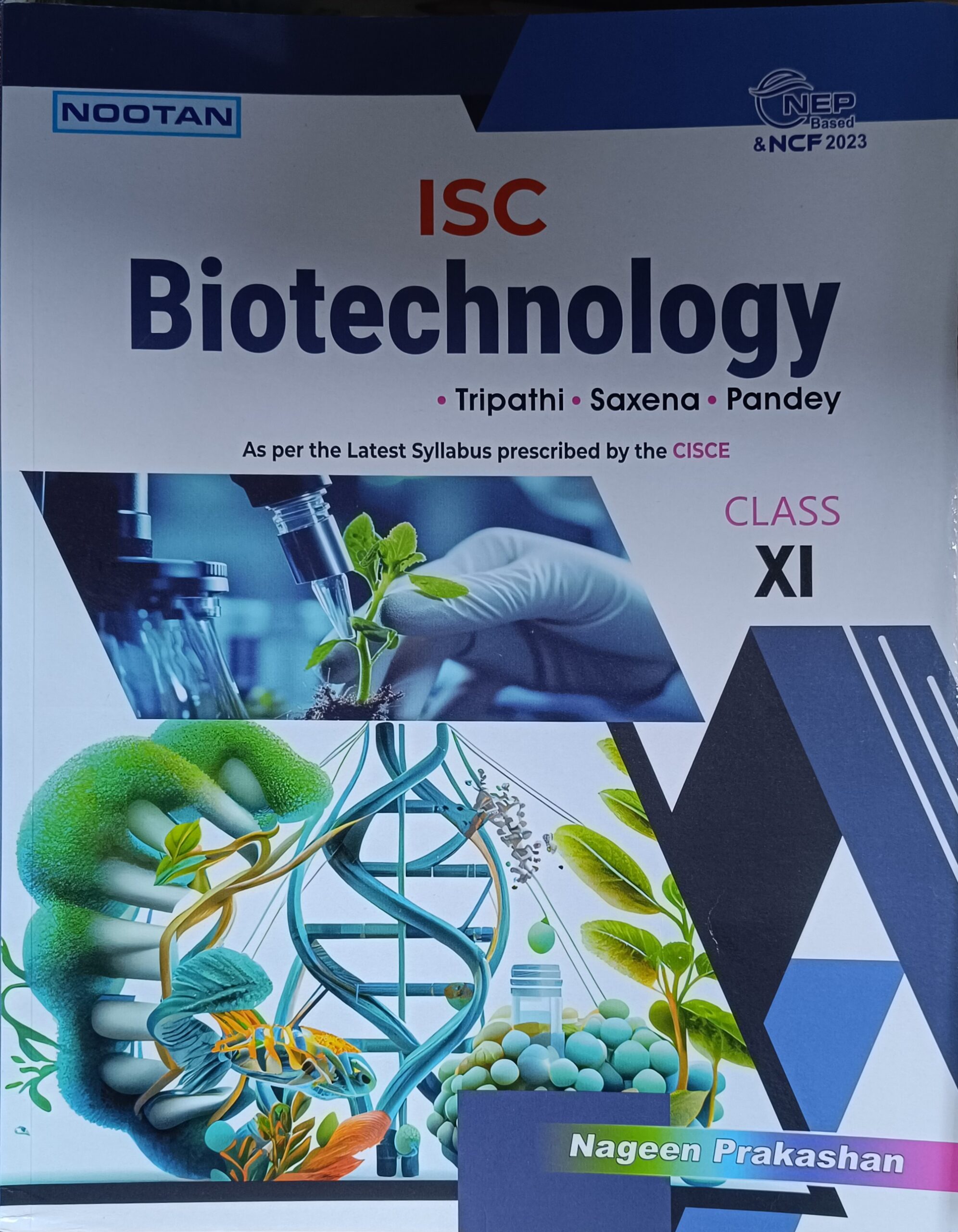 NOOTAN ISC BIOTECHNOLOGY CLASS 11 BY TRIPATHI (9788169093606)