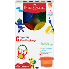 Faber Castell Modelling Dough - Pack of 6 (A) (8901180055014)