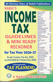 Income Tax Guidelines And Mini Ready Reckoner 2026-27 And Alongwith Tax Planning (ENGLISH) (9788199404595)