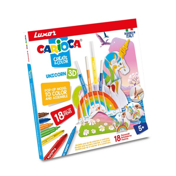 LUXOR CARIOCA BABY 6 COLORS TEDDY MARKERS FELT TIPS (8901198301011) -  Universal Book Seller