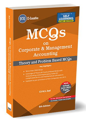 Taxmann’s MCQs On Corporate & Management Accounting (Theory And Problem ...