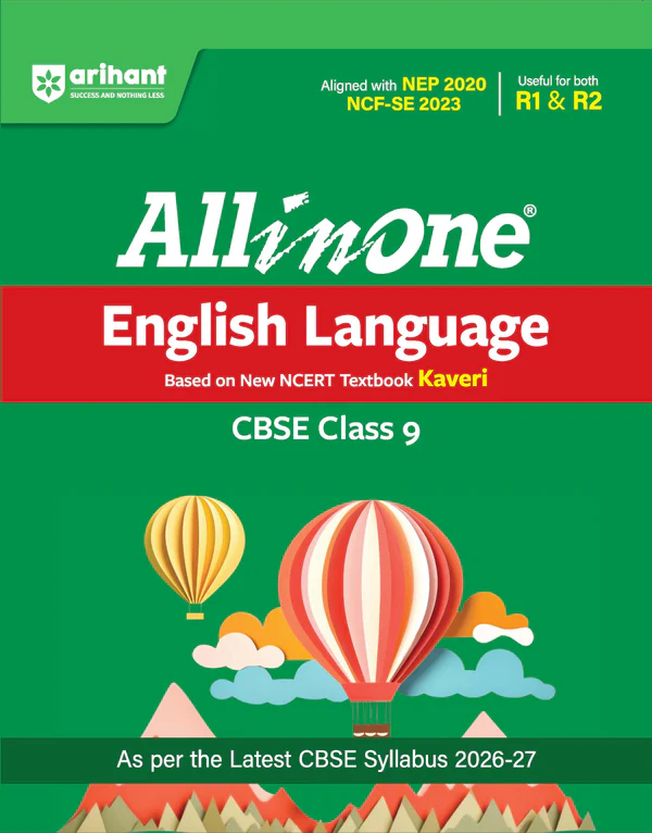 Arihant : All in One : CBSE English Language & Literature Class 9 (2026-27 Exams) By Wairakpam Chinglembi (F1138) (9789378161902)