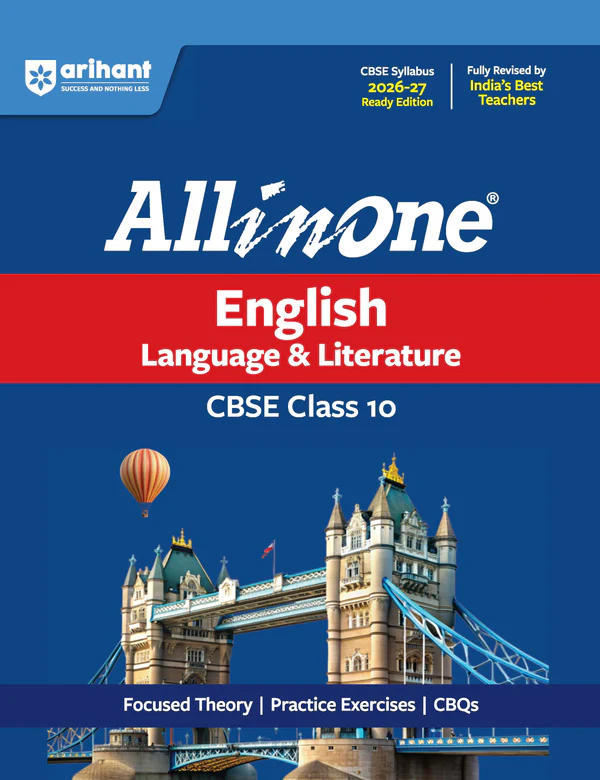 Arihant : All in One : CBSE "English Language & Literature" Class- 10 (2026-27 Exams) (F1146) (9789373941127)