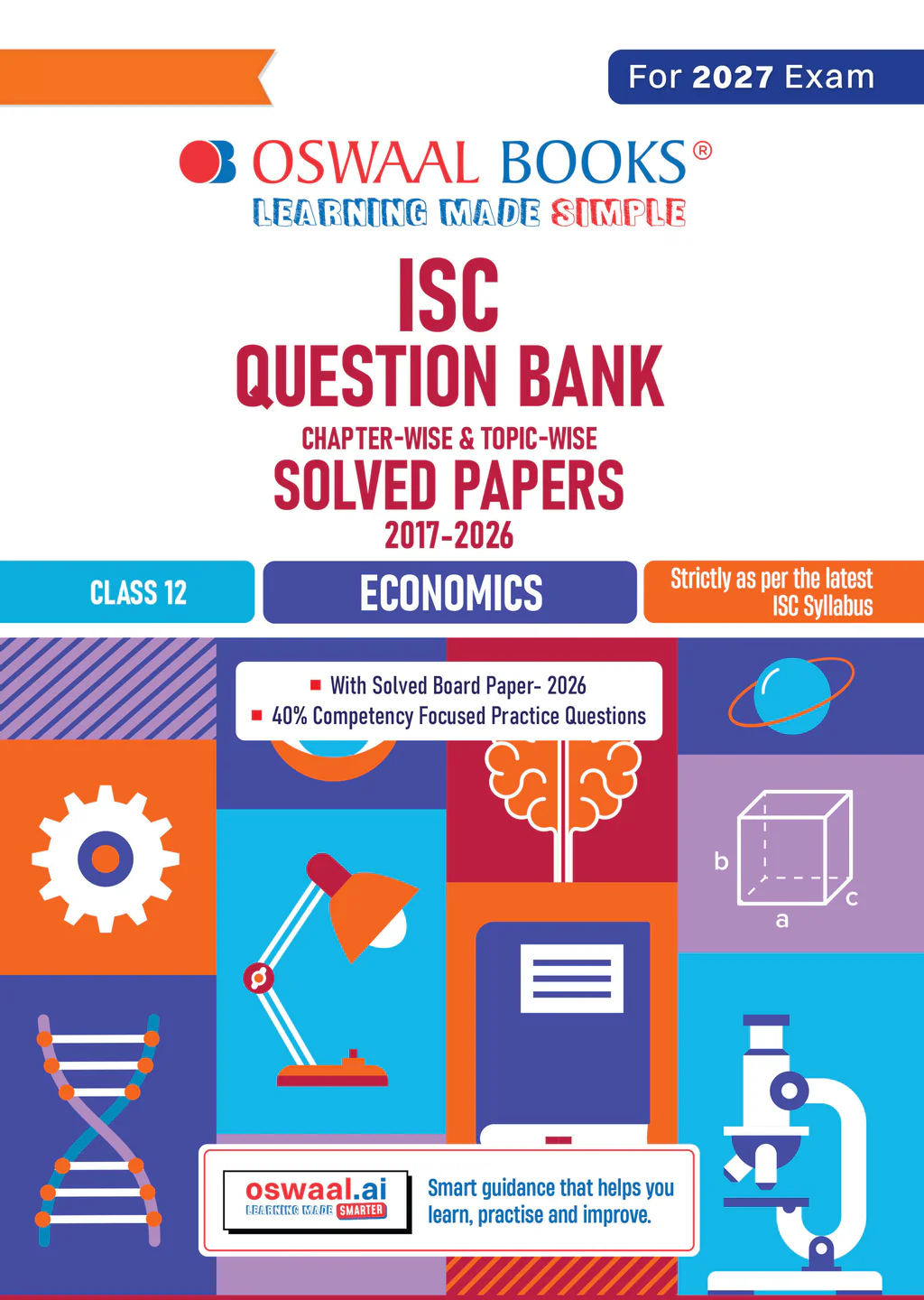 Oswaal ISC Chapter-Wise & Topic-Wise Question Bank For Class 12, Economics (For 2027 Exam) (9789373013473)