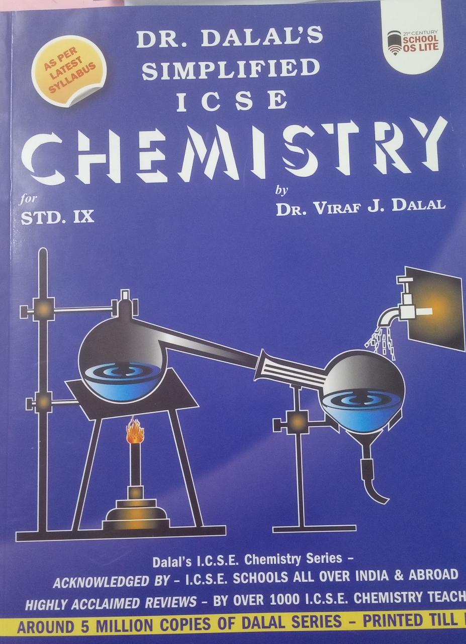 Simplified ICSE Chemistry Class 9 By Dr Viraf J Dalal 