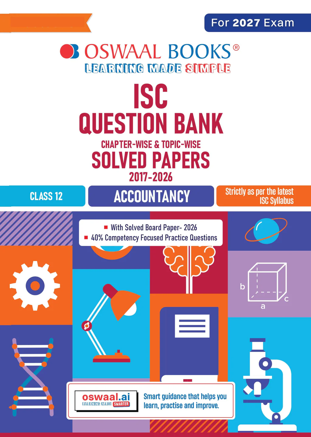 Oswaal ISC Question Bank "Accountancy" Class- 12 (For 2027 Exam) (9789373018638)