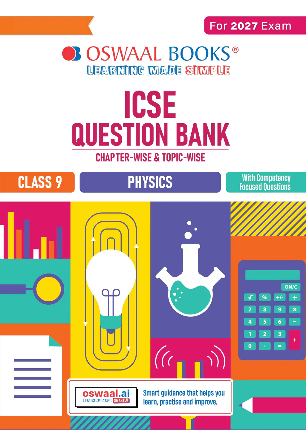 Oswaal ICSE Question Bank "Physics" Class- 9 (For 2027 Exam) (9789373017518)