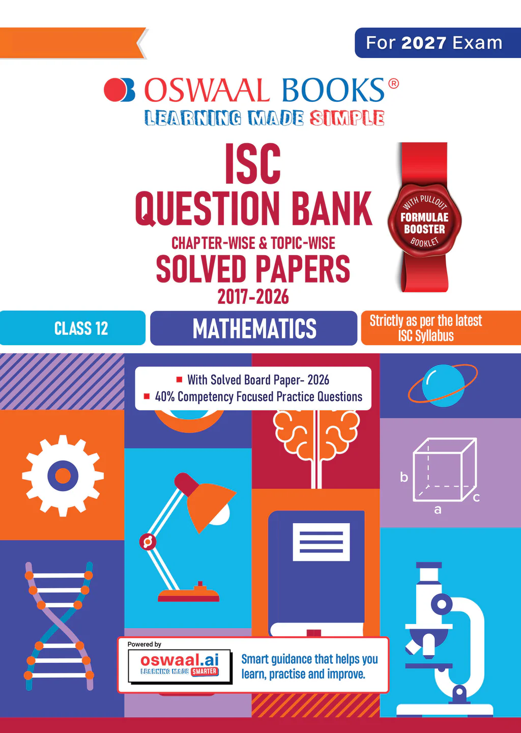 Oswaal ISC Question Bank "Mathematics" Class- 12 (For 2027 Exam) (9789373010441)