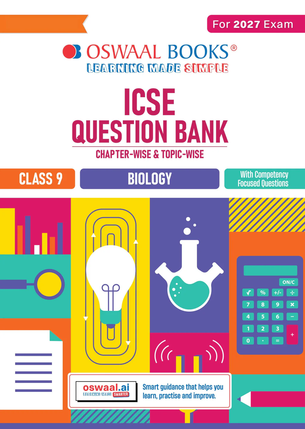 Oswaal ICSE Question Bank "Biology" Class- 9 (For 2027 Exam) (9789373015378)