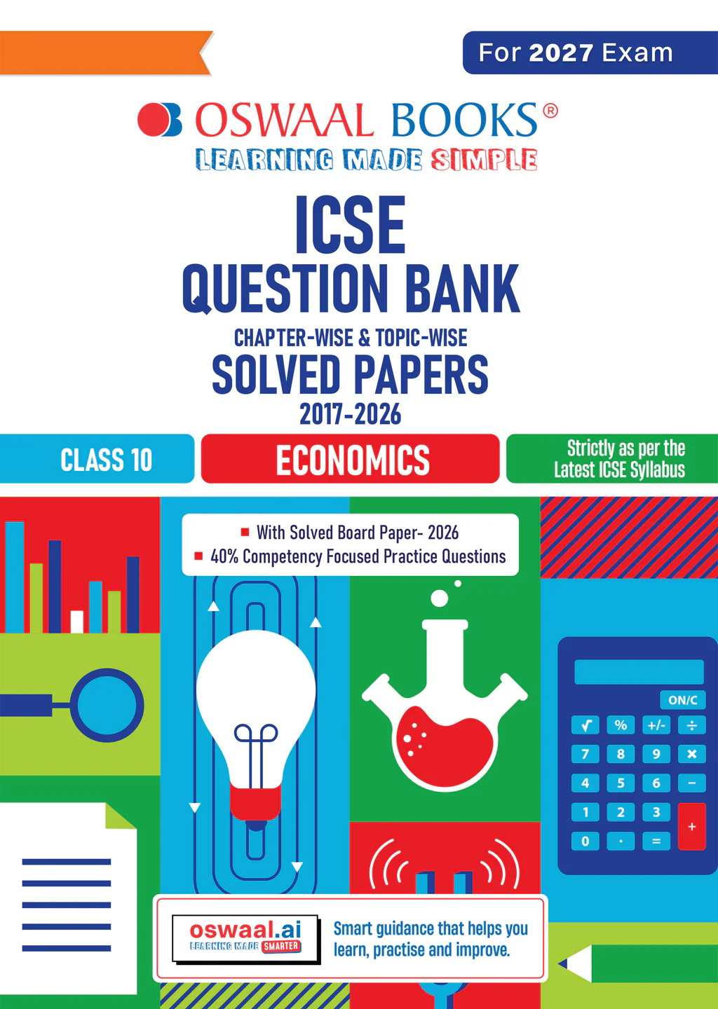 Oswaal ICSE Question Bank SOLVED PAPERS | Class 10 | Economics | For Exam 2027 (9789373012292)