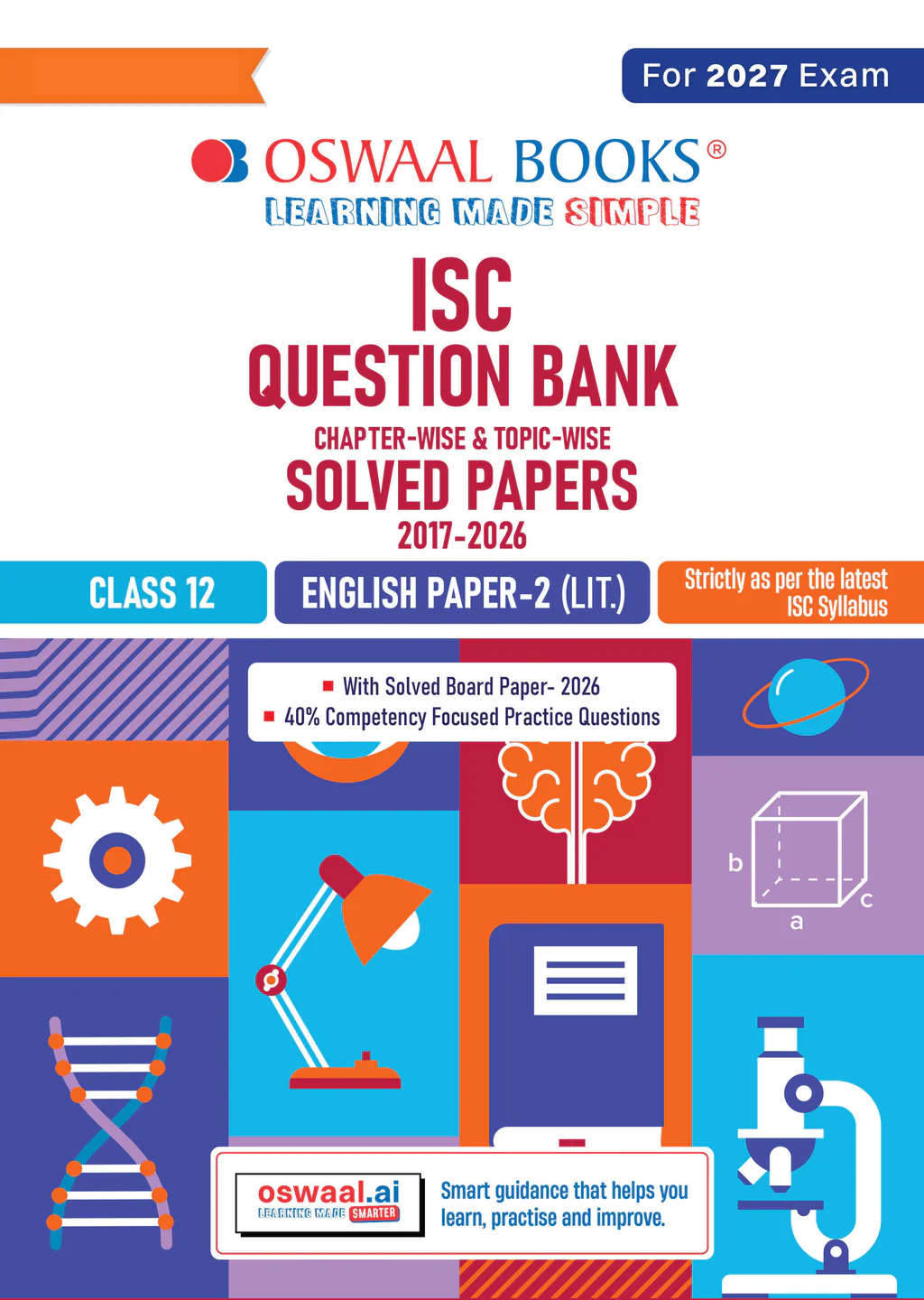 ISC Question Bank Chapter-Wise Topic-Wise Class 12 English Paper-2 | For 2027 Board Exams (9789373017327)