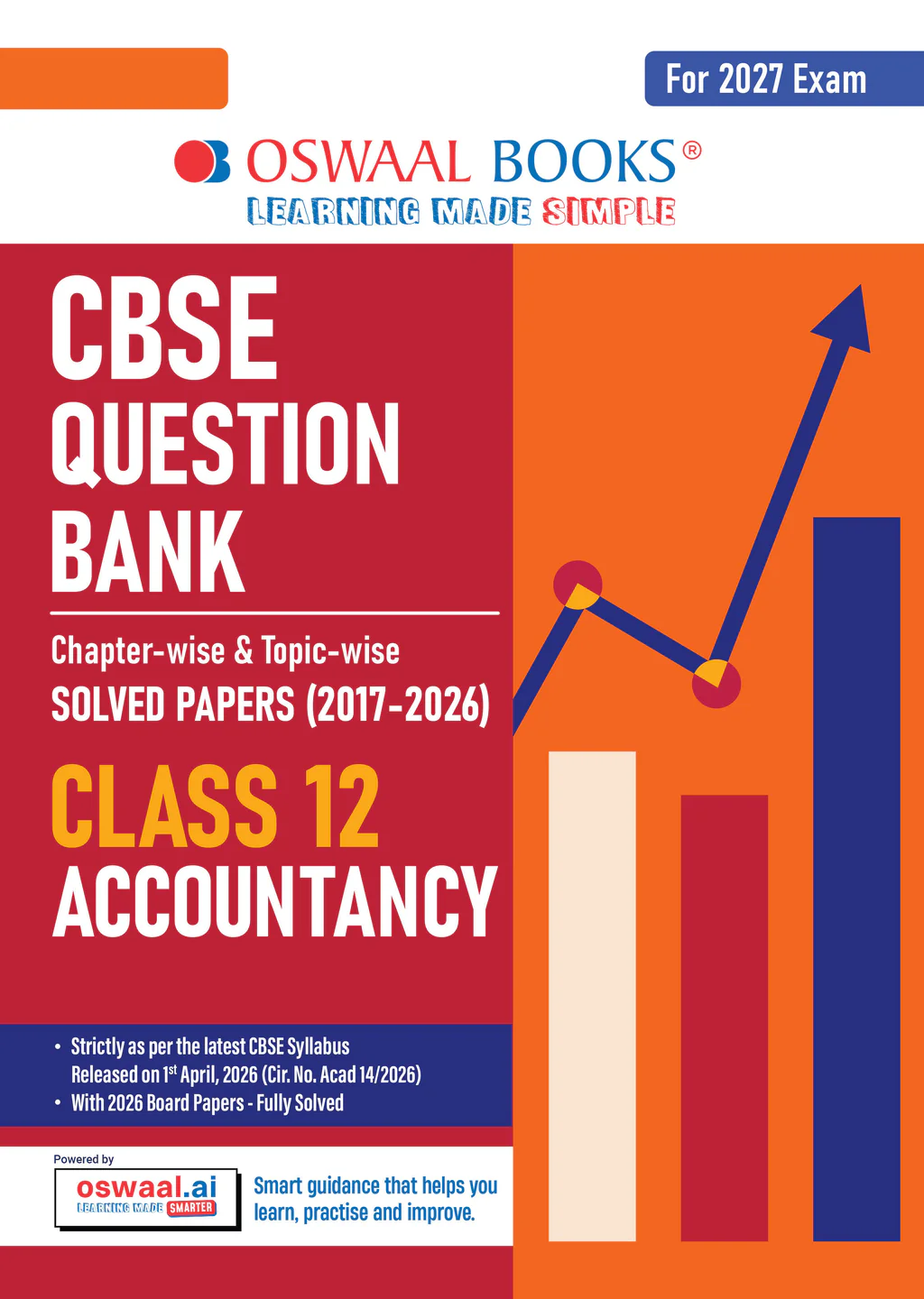 Oswaal : CBSE Question Bank “Accountancy” Class- 12 (For 2027 Exam) (9789373010274)