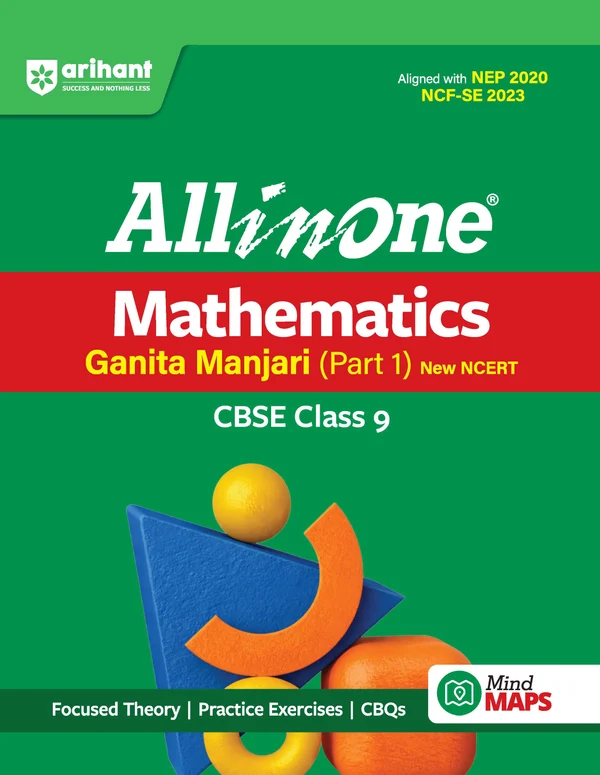 Arihant : All in One : CBSE "Mathematics" Class- 9 Exams 2025 (F1135) (9789378160028)
