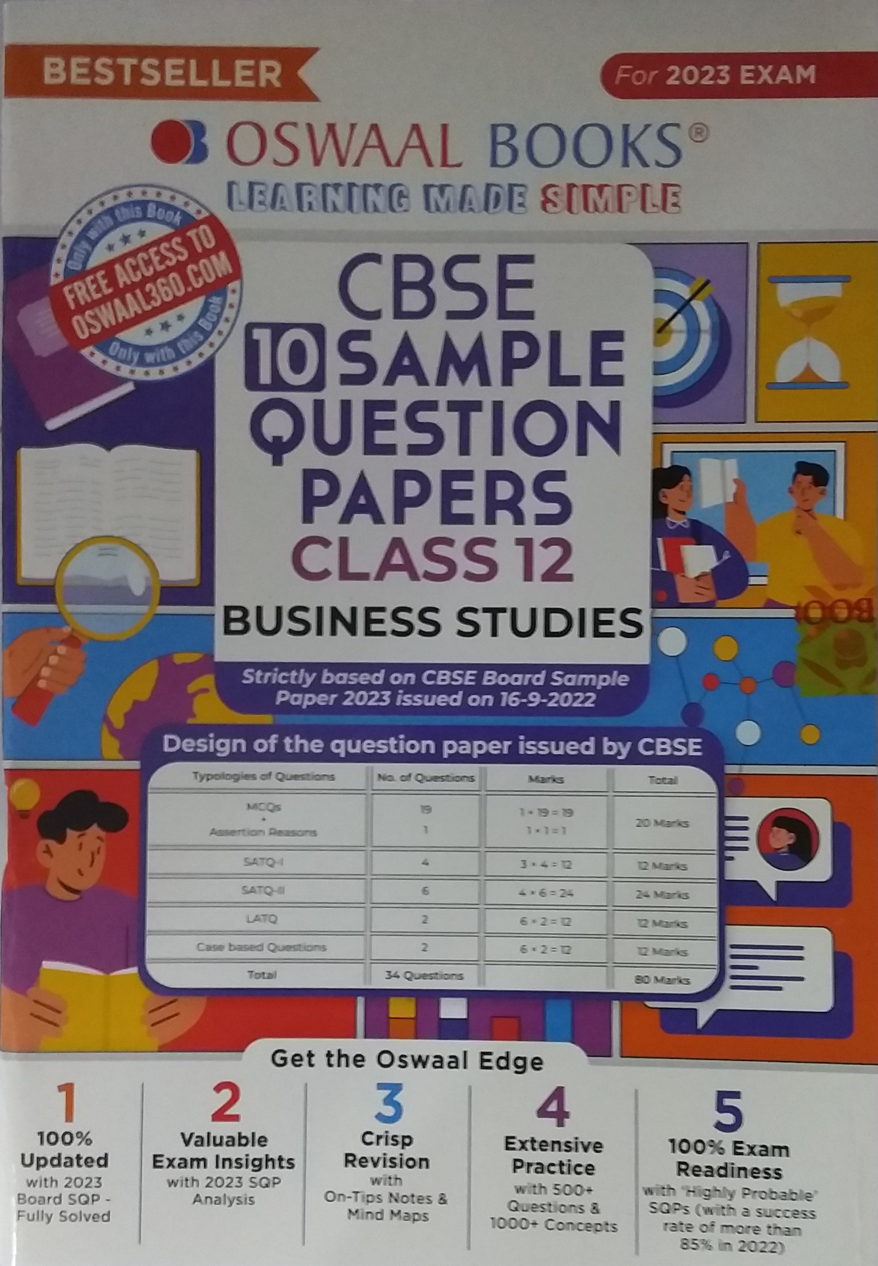 Oswaal CBSE Sample Question Papers Class12 “Business Studies” (For