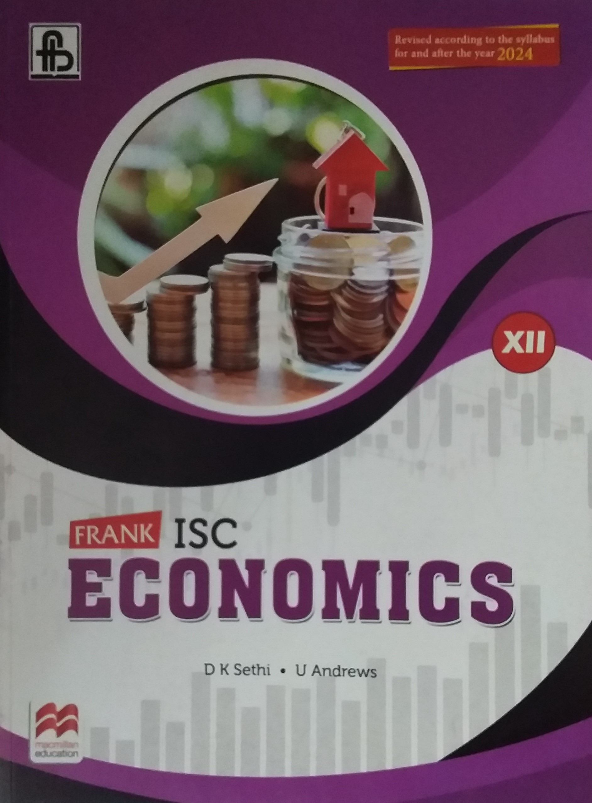 Frank ISC Economics Class 12 (202324) By D.K. Sethi, U. Andrews
