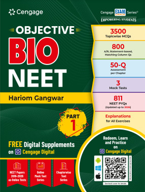 Cengage Objective Bio NEET: Part 1 By Hariom Gangwar (9789366602509)