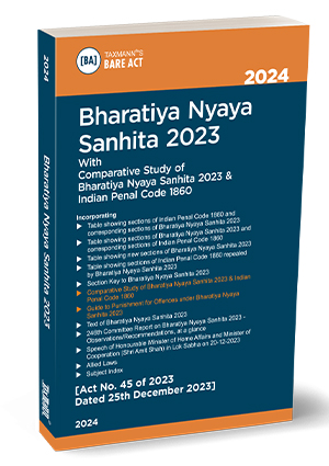 Taxmann Bharatiya Nyaya Sanhita 2023 (Bare Act) (9789357784016 ...