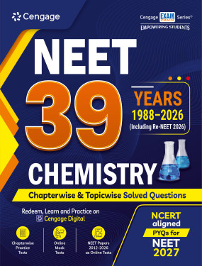 NEET 39 Years (1988-2026) Chemistry Chapterwise & Topicwise Solved Questions (9789366601106)
