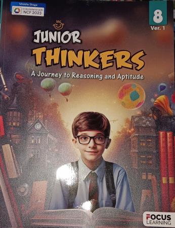 Junior Thinkers 8 Ver.1 (A Journey To Reasoning And Aptitude) (9789368932666)