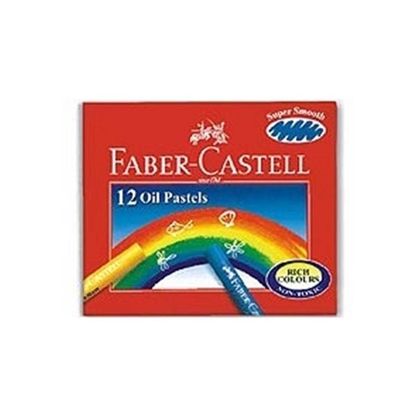 Faber Castell Oil Pastels - Set of 12 (8901180230107) (A)