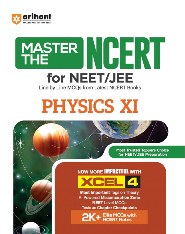 Master The NCERT Physics Class 11 | For NET, JEE & CUET 2026-27 | Line By Line MCQs From Latest NCERT Book | NCERT-Based 2K+ MCQs, AI-Based Misconception Zone | FREE Online Support | Revised Edition 2027 (9789373945460)