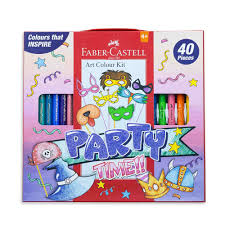 Faber-Castell Art Colour Party Time Kit 40 Pieces (8901180711552) (A)