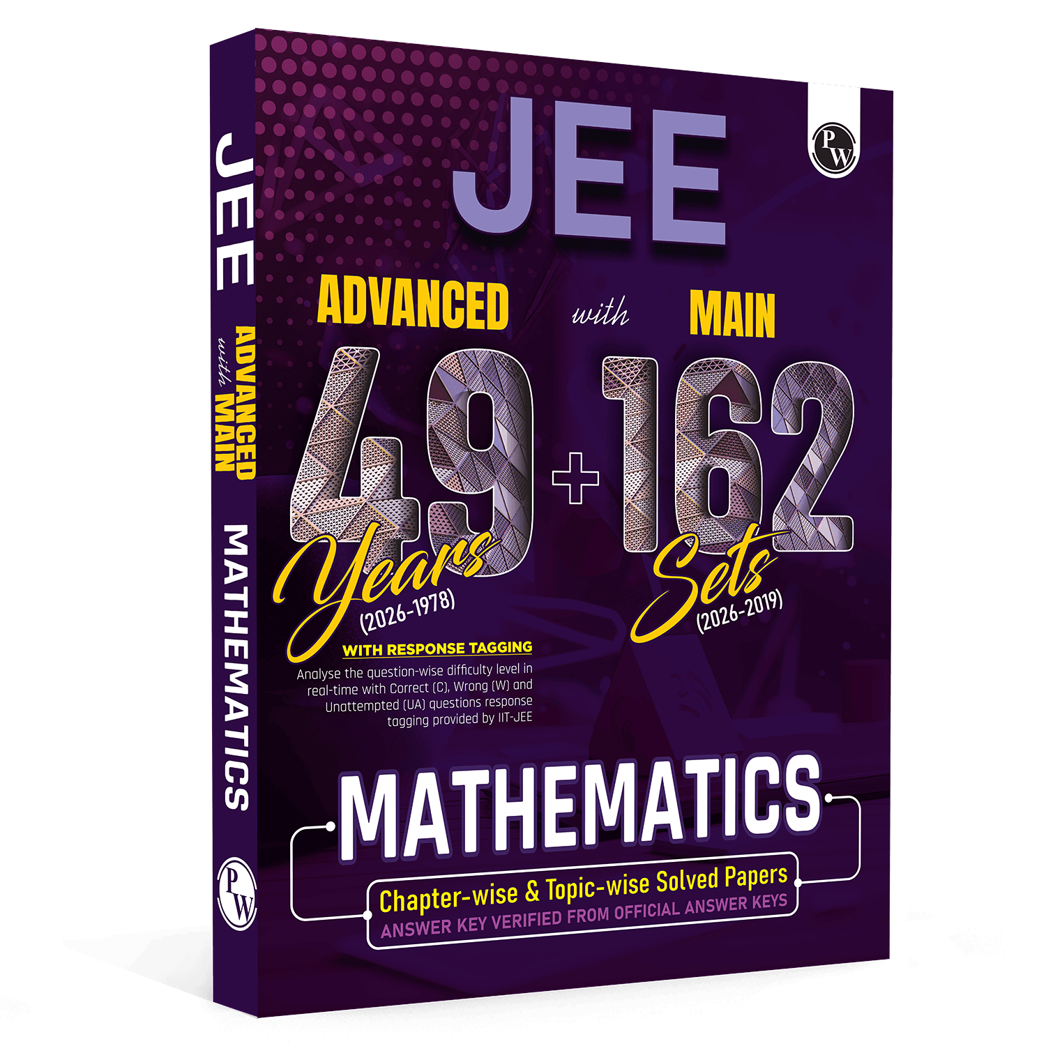 JEE Advanced 49 Years (2026-1978) with JEE Main 162 Sets Maths PYQs (2026-2019) | Chapterwise and Topicwise Solved Papers For JEE Main & Advanced 2027 Exams (9789378181191)