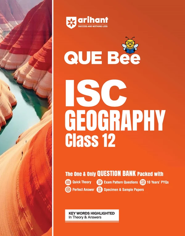 Arihant ISC Geography Class 12 Exam | Quick Theory, Exam Pattern Questions & Sample Papers | As Per Latest ICSE Syllabus | (F1379)