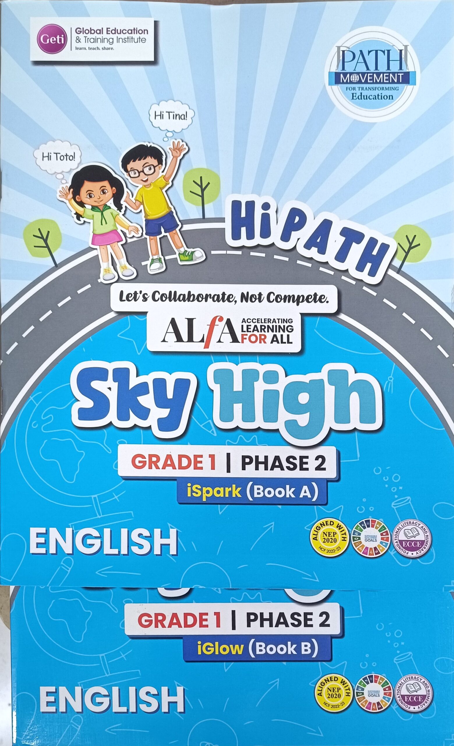 CMS Alfa Sky High /Grade 1/Phase 2 English (Book A/B (2 Book Set) (9789362034830)