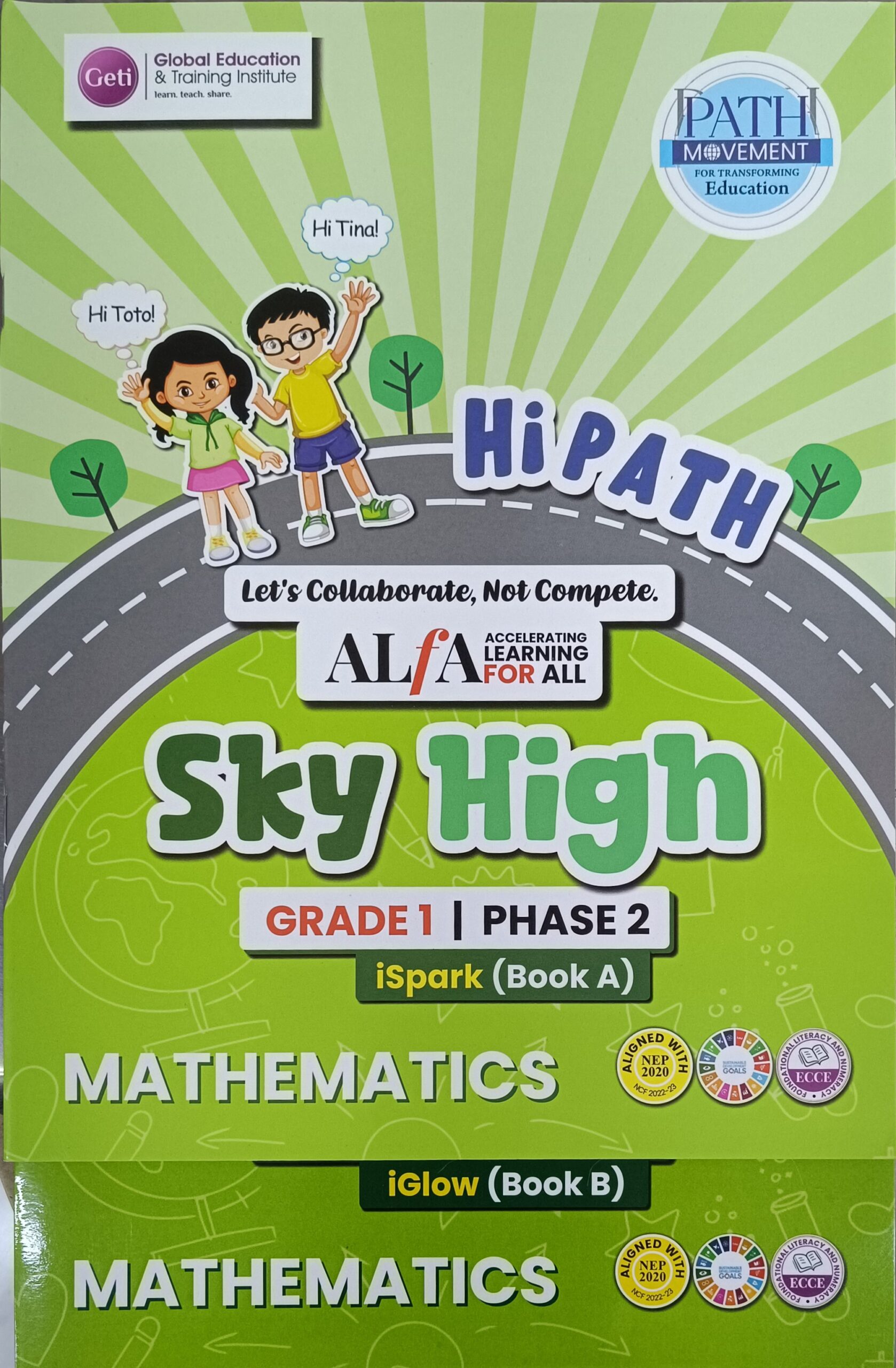 CMS Alfa Sky High /Grade 1/Phase 2 Mathematics (Book A/B (2 Book Set) (9789362032294)