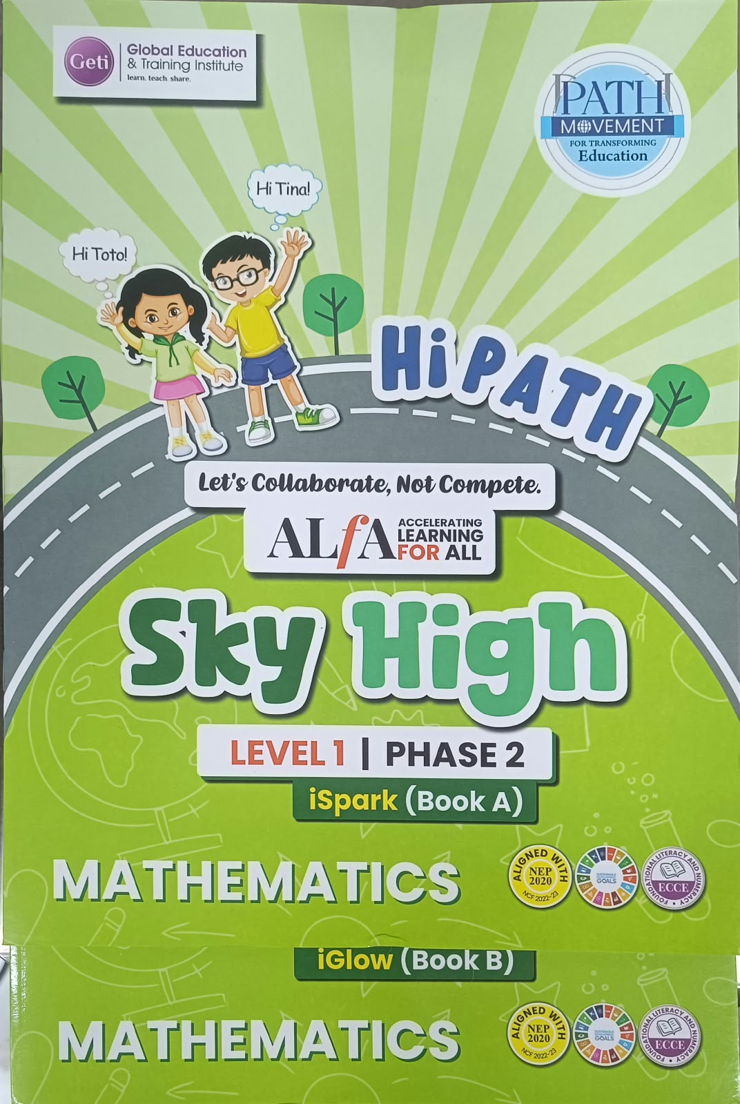 CMS Alfa Sky High Mathematics /Level 1/Phase 2 /A/B Part (2 Vol Set) (9789362032690)