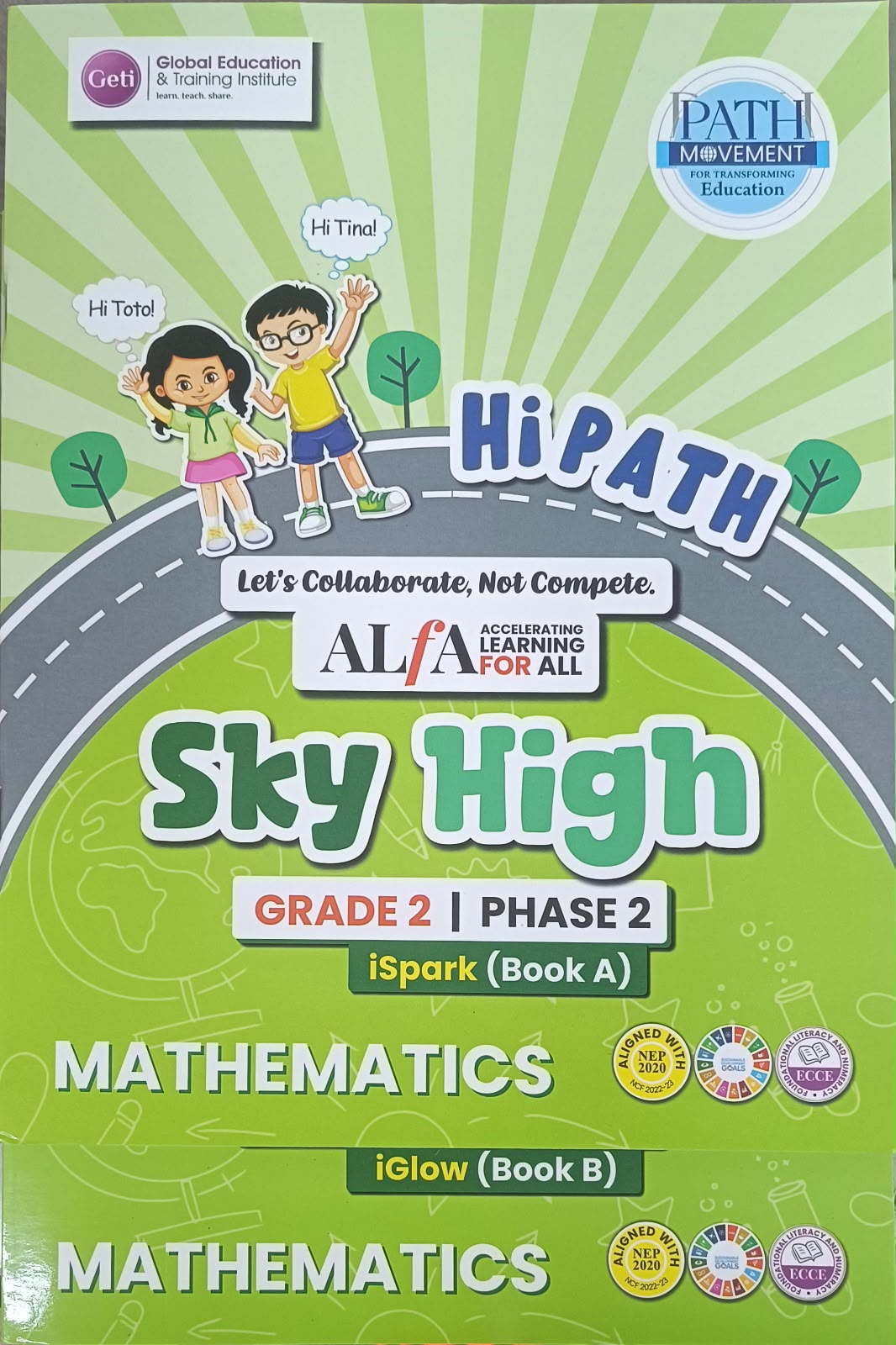 CMS Alfa Sky High Mathematics /Grade 2/Phase 2 A/B Part (2 Vol Set) (9789362034373)