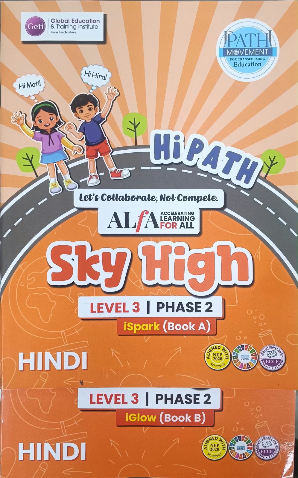 CMS Alfa Sky High/Hindi/ Level 3/Phase 2 (A/B Part) (2 Vol Set) (9789362031709)