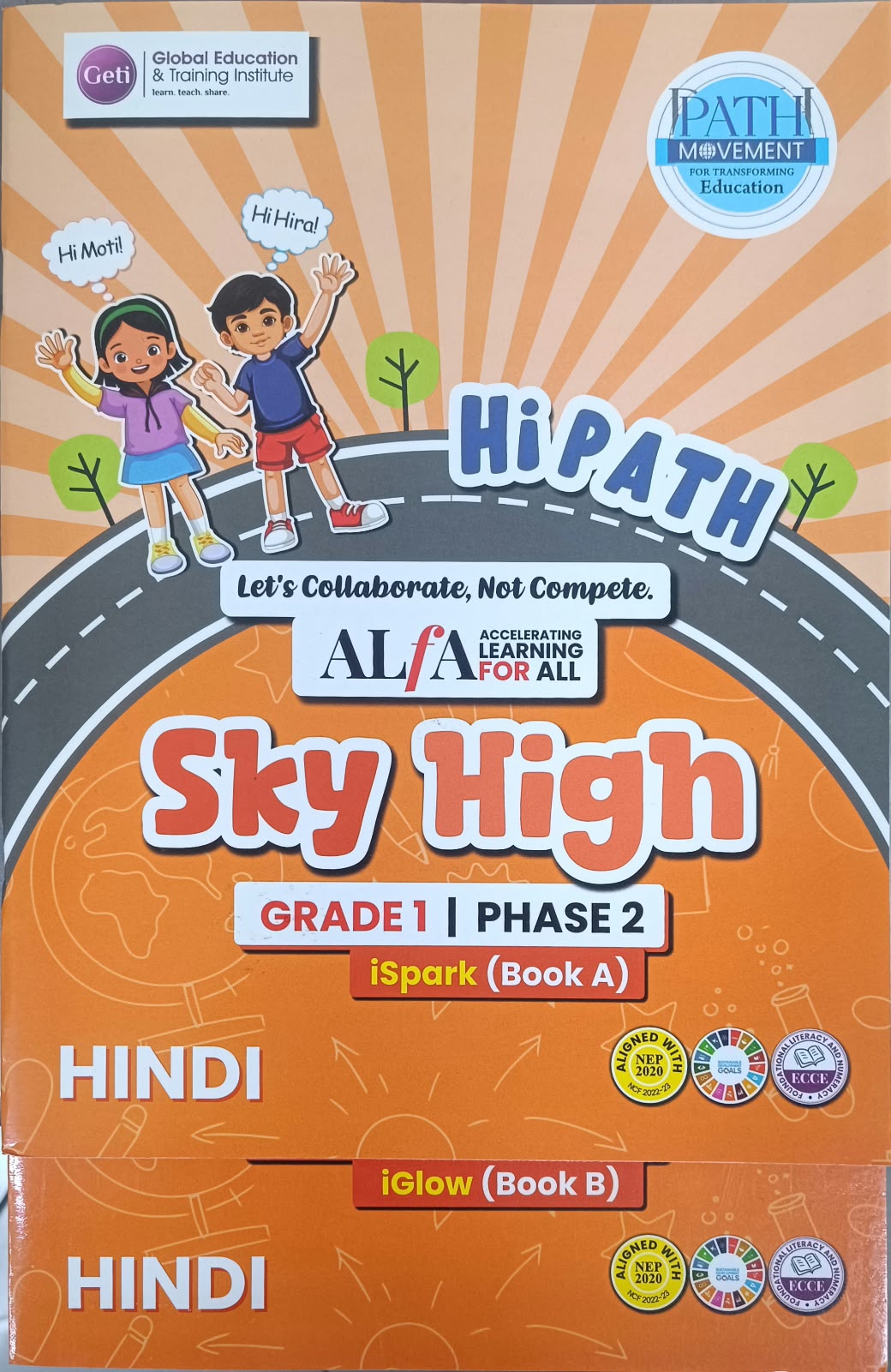 CMS Alfa Sky High/Hindi /Grade 1 Phase 2 (A/B Part) (2 Vol Set) (9789362031273)